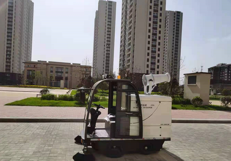 霧炮物業(yè)掃地車進(jìn)駐徐州新沂某小區(qū) 霧炮物業(yè)掃地車進(jìn)駐徐州新沂某小區(qū)
