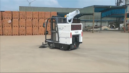 江蘇泰州某磚廠采購2000AW電動清掃車 江蘇泰州某磚廠采購2000AW電動清掃車