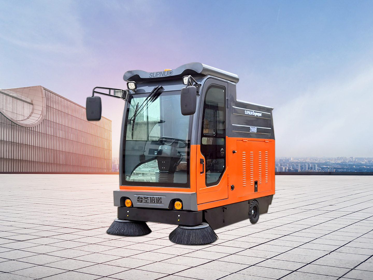 為什么很多公司選擇圣倍諾電動(dòng)清掃車