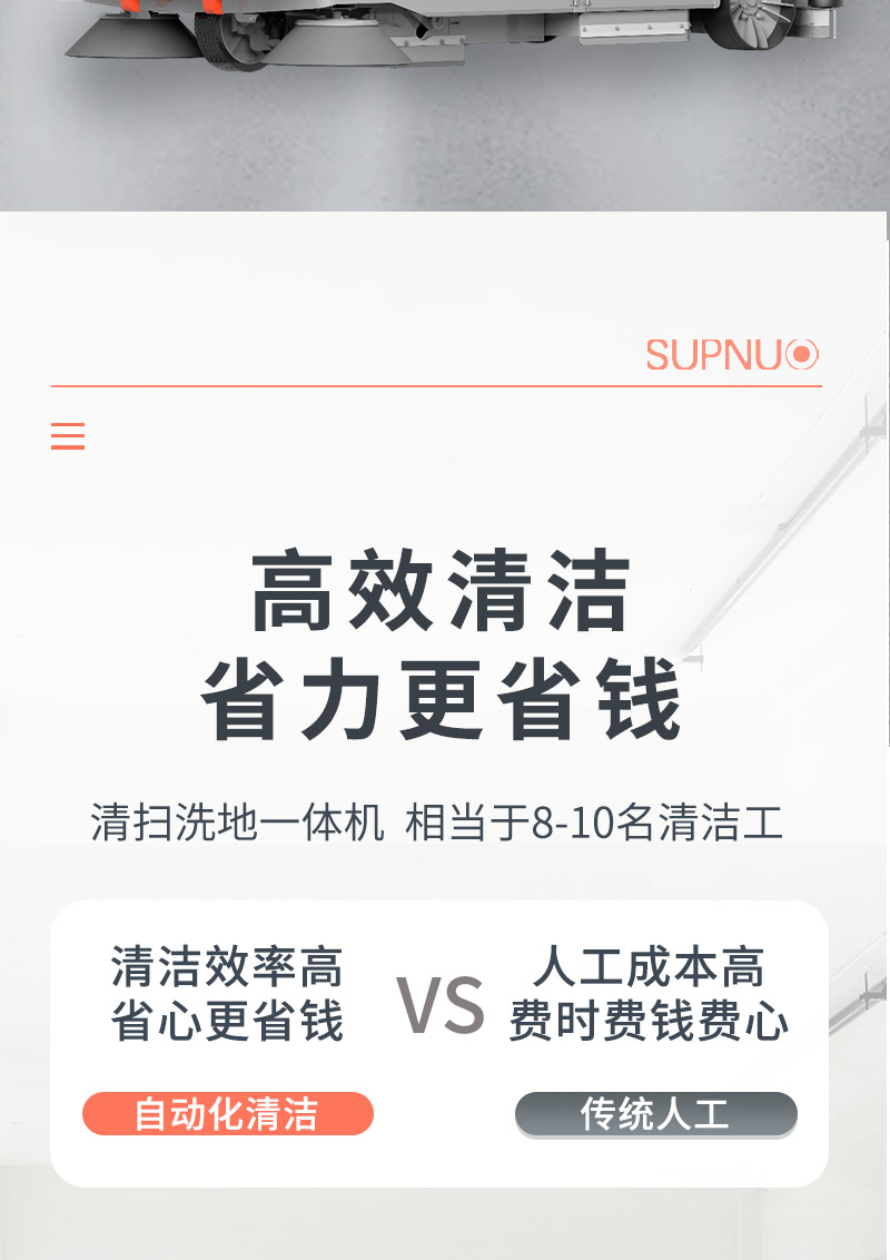 圣倍諾駕駛式大型洗掃一體機【掃地+洗地】詳情_05 圣倍諾駕駛式大型洗掃一體機【掃地+洗地】詳情_05